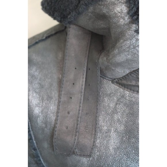 Bird by Juicy Couture Black Askam Leather Jacket Size Small NWT - Picture 7 of 12